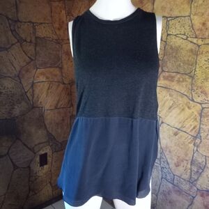 Wilfred Two-Tone Black Tank Top